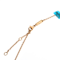 Chopard Happy Diamonds Good Luck Charm 18K Rose Gold Pendant Necklace