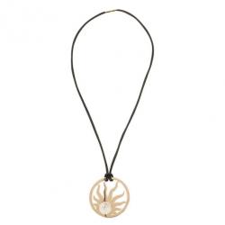 Pre Owned Chopard 18 K Rose Gold Happy Sun Diamond Necklace