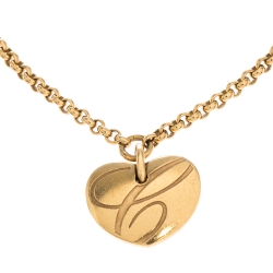 Chopard Chopardissimo 18K Yellow Gold Heart Charm Bracelet