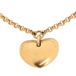 Chopard Chopardissimo 18K Yellow Gold Heart Charm Bracelet