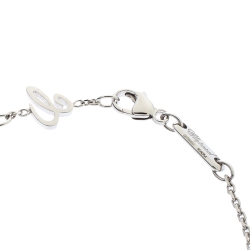 Chopard Happy Diamonds Icon Heart 18K White Gold Bracelet
