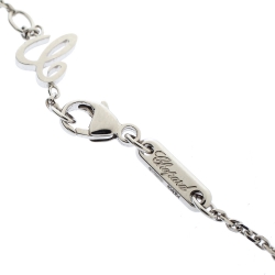 Chopard Happy Diamonds Icon Heart 18K White Gold Bracelet