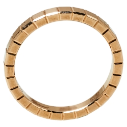 Chopard Ice Cube Pure 18K Rose Gold Ring Size 52