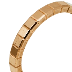 Chopard Ice Cube Pure 18K Rose Gold Ring Size 52