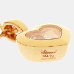 Pre Owned Chopard Happy Diamonds Icon 18K Rose Gold Diamond Necklace