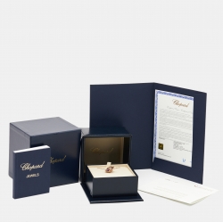 Pre Owned Chopard Imperiale Amethyst Diamond 18k Rose Gold Pendant Necklace