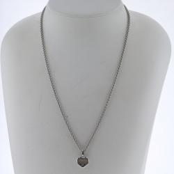 Chopard Happy Diamonds Icon Heart 18K White Gold Diamond Necklace