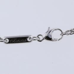 Chopard Happy Diamonds Icon 18K White Gold Diamond Necklace