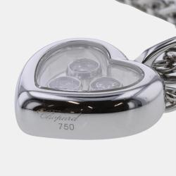 Chopard Happy Diamonds Icon 18K White Gold Diamond Necklace