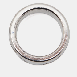 Chopard Chopardissimo Signature 18k White Gold Revolving Ring Size 52