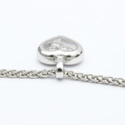 Pre Owned Chopard Happy Diamonds Icon Heart 18K White Gold Diamond Necklace