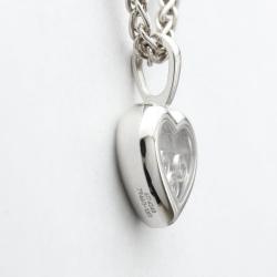 Pre Owned Chopard Happy Diamonds Icon Heart 18K White Gold Diamond Necklace