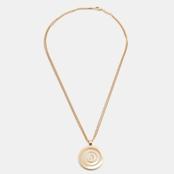 Chopard Happy Spirit Diamond 18k Yellow Gold Pendant Necklace