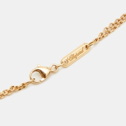 Chopard Happy Spirit Diamond 18k Yellow Gold Pendant Necklace