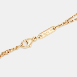 Chopard Happy Spirit Diamond 18k Yellow Gold Pendant Necklace