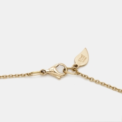 Pre Owned Piaget Rose Diamond 18k Rose Gold Pendant Necklace