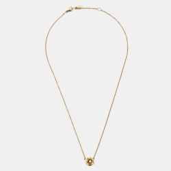 Pre Owned Piaget Rose Diamond 18k Rose Gold Pendant Necklace