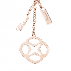 Pre Owned Chopard Imperiale Icon Rose Gold Finish Key Ring / Bag Charm