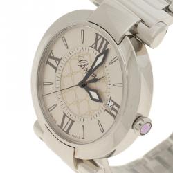 Pre Owned Chopard Silver Stainless Steel Imperiale 388532-3002 Women's Wristwatch 36 mm