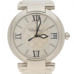 Pre Owned Chopard Silver Stainless Steel Imperiale 388532-3002 Women's Wristwatch 36 mm