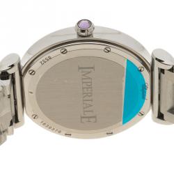 Pre Owned Chopard Silver Stainless Steel Imperiale 388532-3002 Women's Wristwatch 36 mm