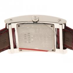 Pre Owned Chopard Mother of Pearl White Gold Diamonds Your Hour Women's Wristwatch 25 mm