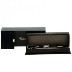 Chopard White Happy Sport Snowflakes 18K White Gold Steel Diamonds Women's Wristwatch 38 mm