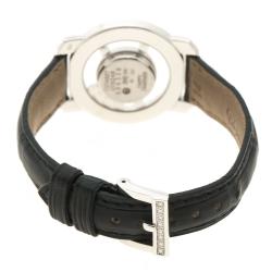 Chopard Mother of Pearl 18K White Gold Happy Diamonds Women's Wristwatch 30 mm
