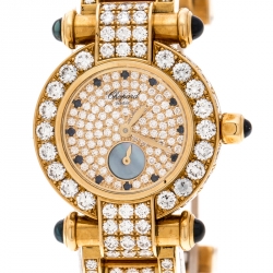 Chopard Diamond 18k Yellow Gold Imperiale 39/3368-23 Women's Wristwatch 26MM
