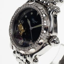 Pre Owned Chopard Navy Gold & Steel Happy Sport Fish Women's Wristwatch 38MM