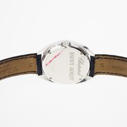 Pre Owned Chopard Silver White Gold Happy Spirit Women's Wristwatch 32MM