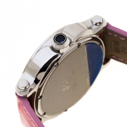 Pre Owned Chopard Silver Stainless Steel Happy Sport 278475-3007 Women's Wristwatch 36 mm