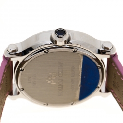 Pre Owned Chopard Silver Stainless Steel Happy Sport 278475-3007 Women's Wristwatch 36 mm