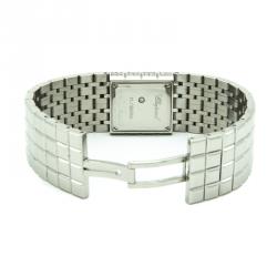 Chopard Silver Steel Full Diamond Ice Cube Women's Watch 22MM