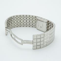 Chopard Silver Steel Full Diamond Ice Cube Women's Watch 22MM
