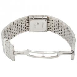 Chopard Silver Steel Ice Cube Diamond Bezel Women'S Watch 22MM