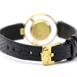 Pre Owned Chopard Gold Diamonds 18K Yellow Gold Happy Diamond 20/4801 Women's Wristwatch 21 MM