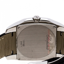 Chopard Black Stainless Steel Two O Ten Tycoon Women's Wristwatch 34 mm
