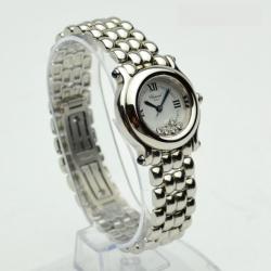 Pre Owned Chopard Happy Sport Stainless Steel and Diamonds Ladies Wristwatch