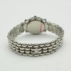 Pre Owned Chopard Happy Sport Stainless Steel and Diamonds Ladies Wristwatch