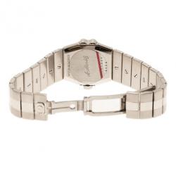 Pre Owned Chopard White Stainless Steel St. Moritz Women's Wristwatch 22MM