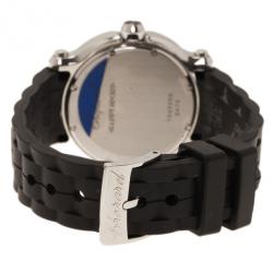 Chopard Black Stainless Steel Happy Sport Women's Wristwatch 35MM