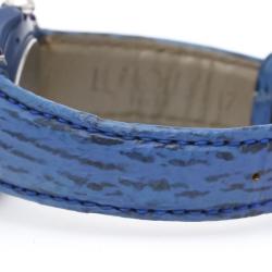 Chopard Blue Plastic Diamond Be Happy 27/7779 Quartz Women's Wristwatch 32 mm