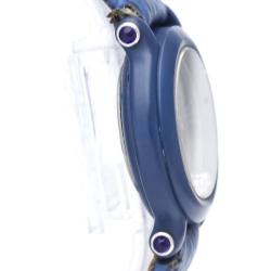Chopard Blue Plastic Diamond Be Happy 27/7779 Quartz Women's Wristwatch 32 mm