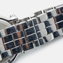 Chopard Mother Of Pearl Diamond Stainless Steel Happy Sport 8475 Women's Wristwatch 35 mm