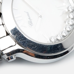 Chopard Mother Of Pearl Diamond Stainless Steel Happy Sport 8475 Women's Wristwatch 35 mm