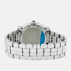 Chopard Mother Of Pearl Diamond Stainless Steel Happy Sport 8475 Women's Wristwatch 35 mm