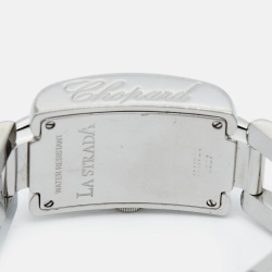 Pre Owned Chopard White Stainless Steel Diamond La Strada 41/8415 Women's Wristwatch 23.50 mm