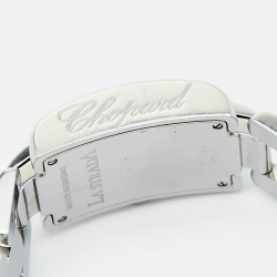 Pre Owned Chopard White Stainless Steel Diamond La Strada 41/8415 Women's Wristwatch 23.50 mm