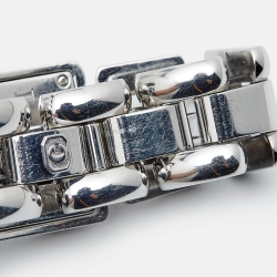 Pre Owned Chopard White Stainless Steel Diamond La Strada 41/8415 Women's Wristwatch 23.50 mm